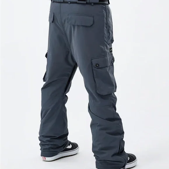NWT Dope Iconic Snowboard Pants Men Metal Blue